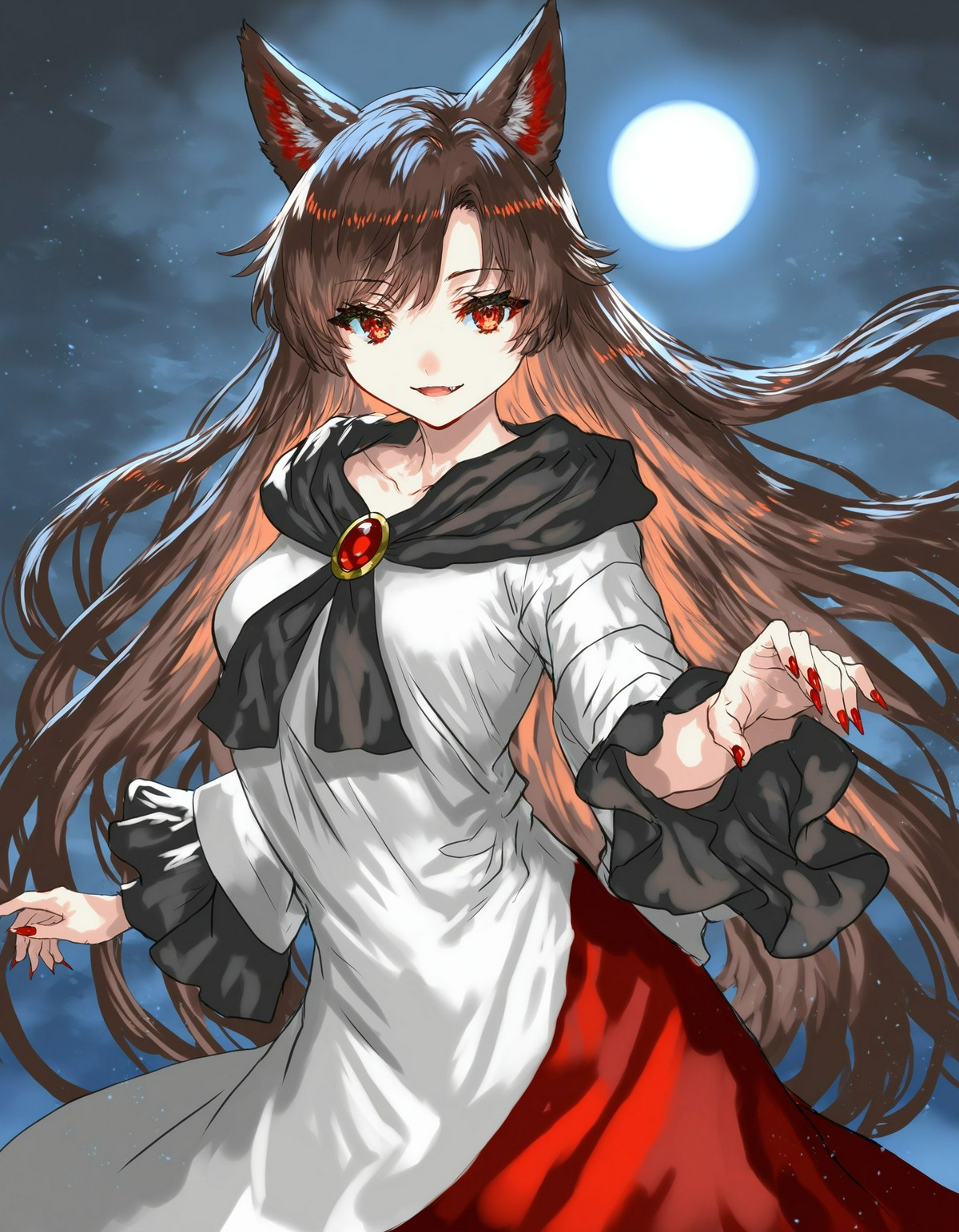 Ryo Ueda Touhou Color Fan Art Doujinshi Kagerou Vol.3 Toho – q to Japan, image size:1200x1542