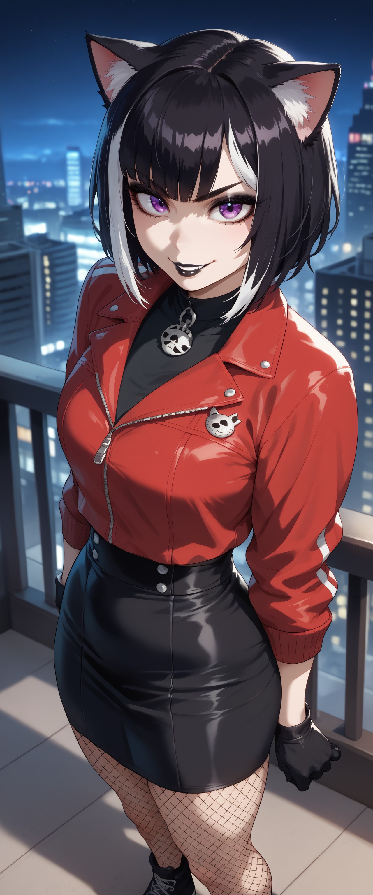 Cat Girl Anime Goth