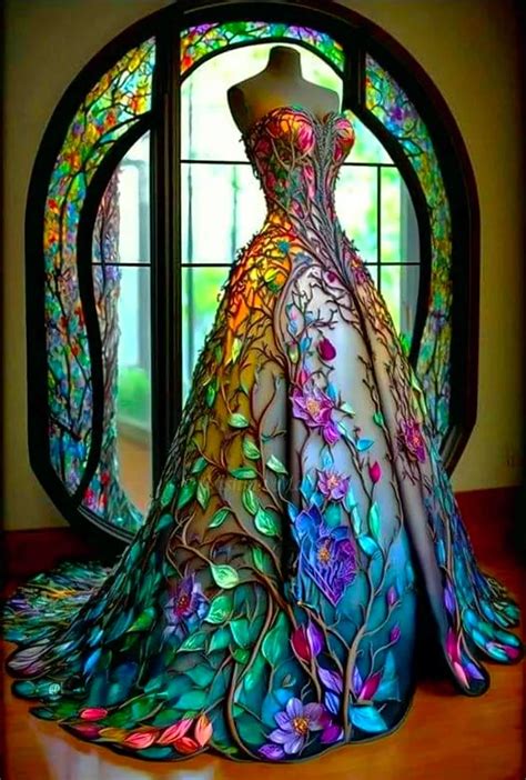stained glass dress [PRE-SAMPLE PRE-ORDER] Butterfly smocked waist Joseph Ribkoff Dress Style 164704