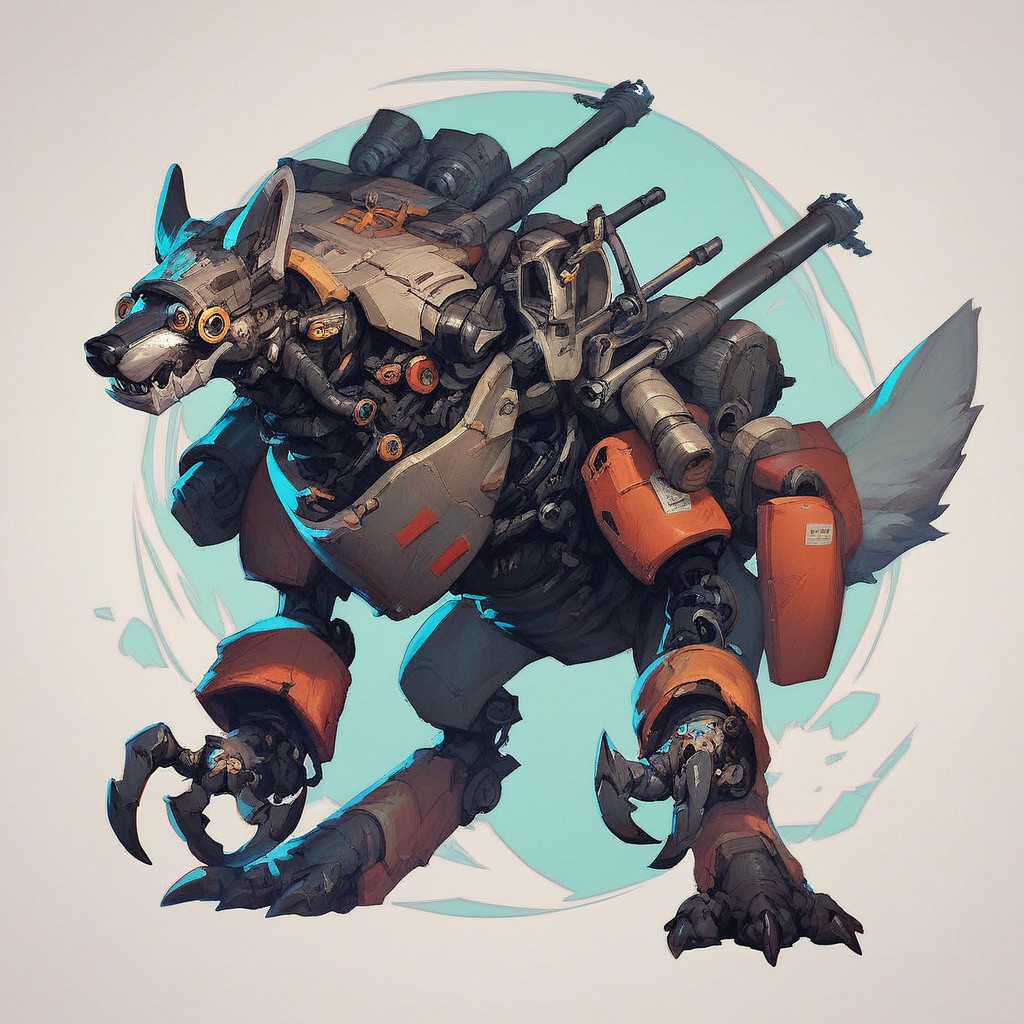 Mechanical Wolf...? — Yodayo