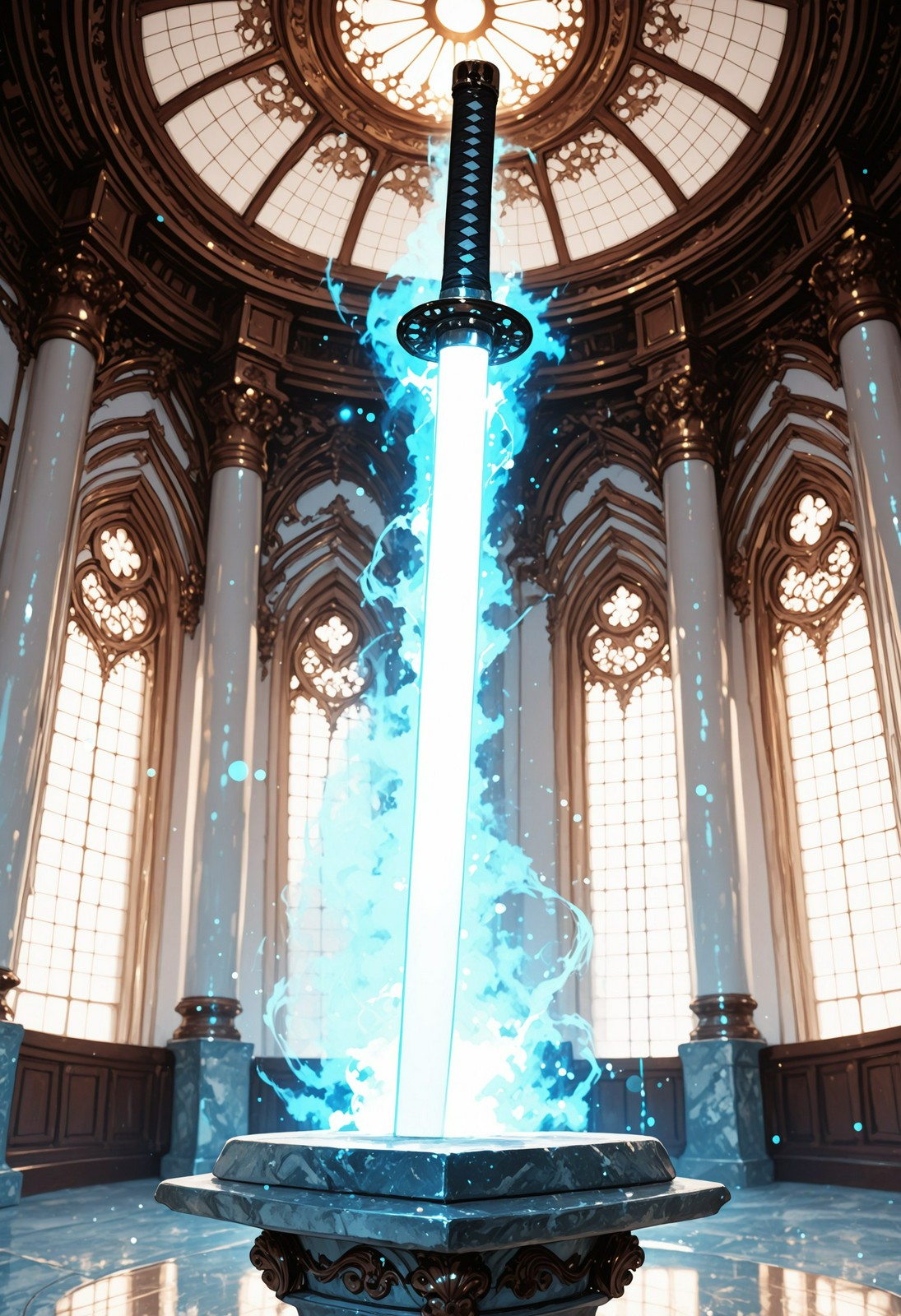 Radiant Wakizashi (Spicy's Elemental Weapon Challenge) — Yodayo